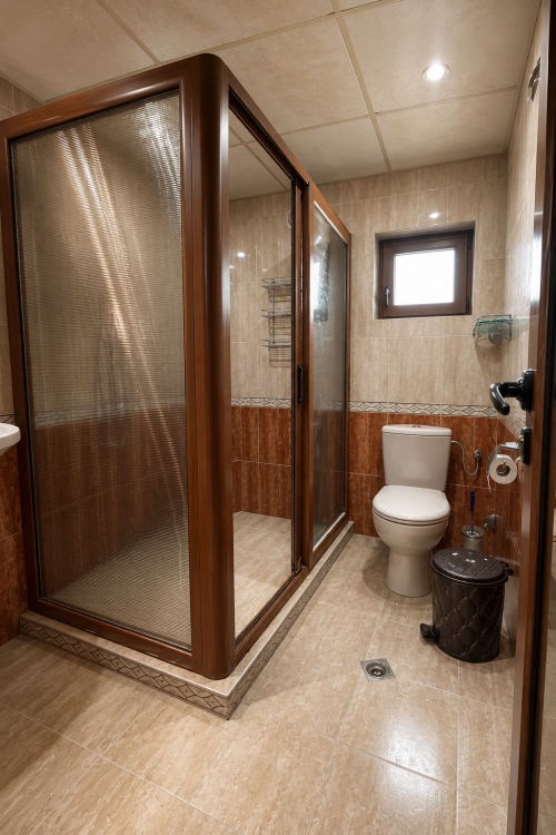 Geniş döşenmiş bahçeli ve garajlı ev - 260 m², taşınmaya hazır