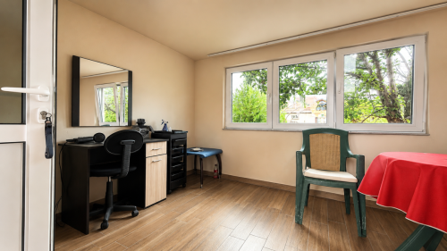 Geniş döşenmiş bahçeli ve garajlı ev - 260 m², taşınmaya hazır