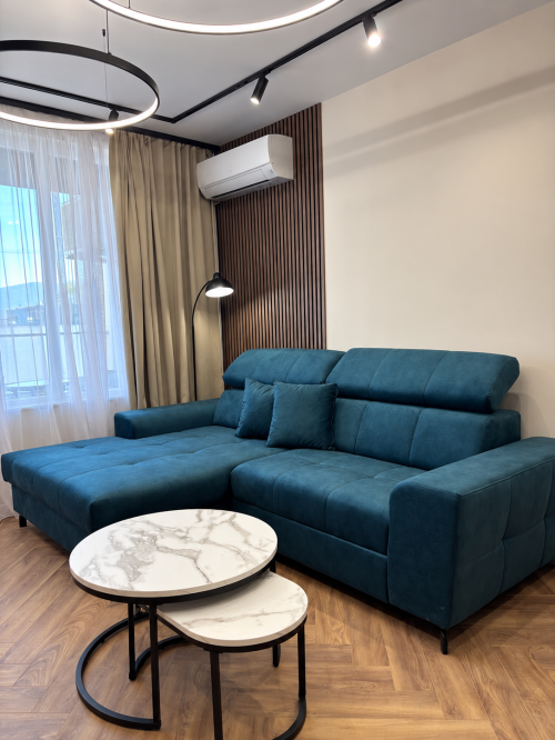 Luxury two-bedroom apartment in Svilengrad - new construction, 97.85 sq.m, floor 2, with access control and amenities nearby.